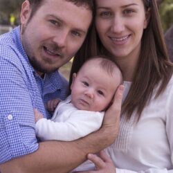 Parents with baby pic for surrogacy expectations