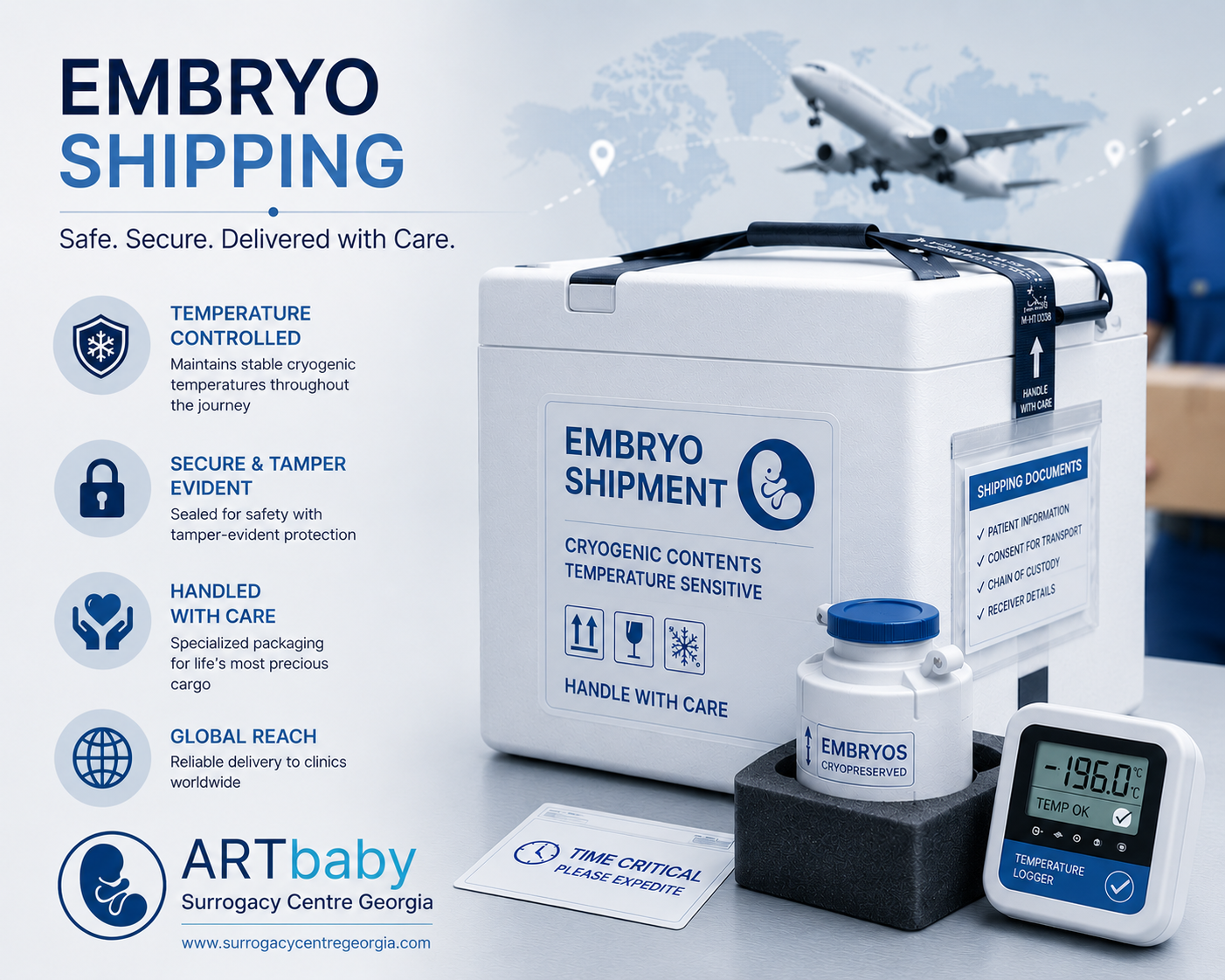 Embryo Transfer internation to ARTbaby