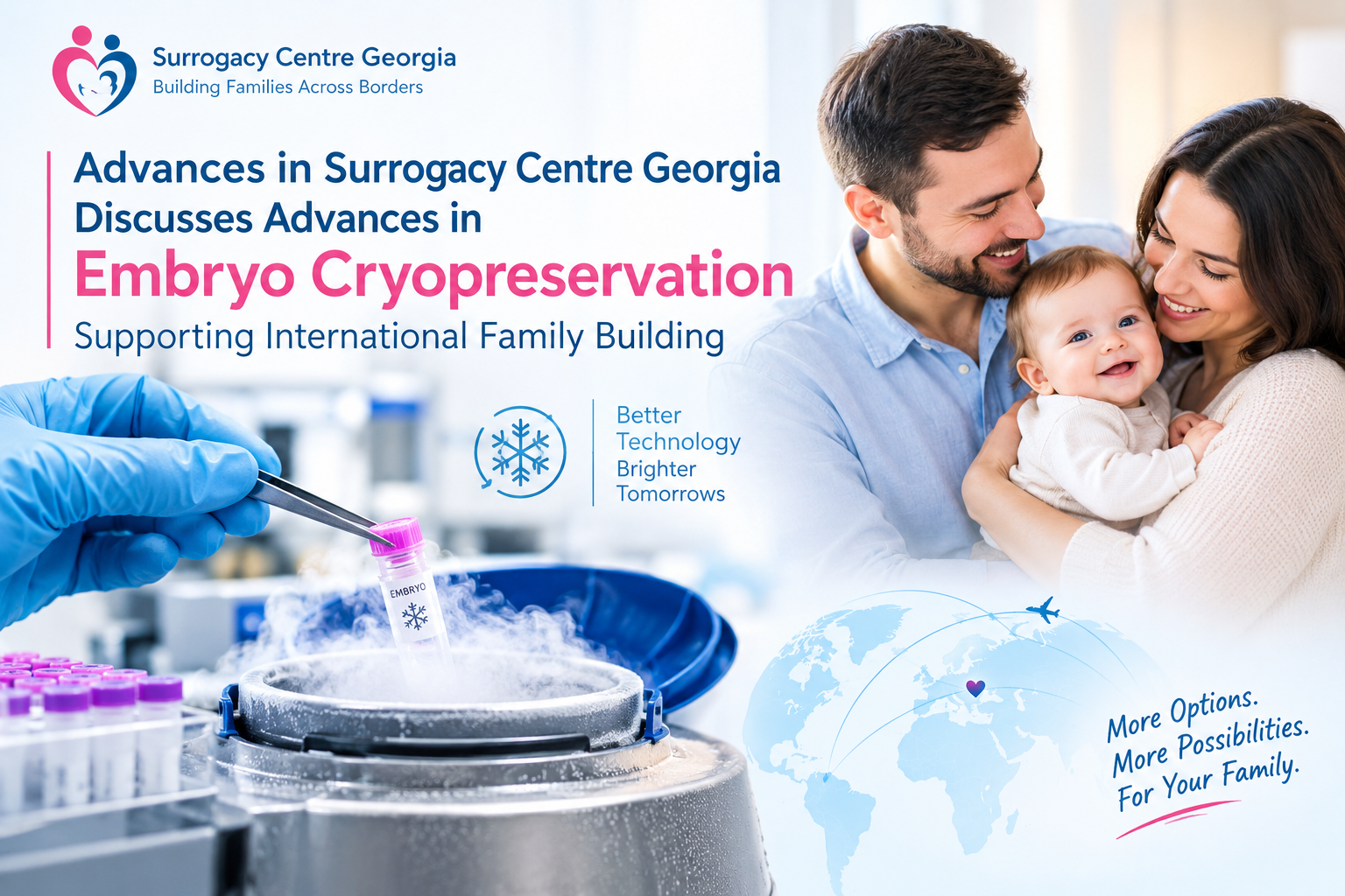 Surrogacy Centre Georgia Discusses Advances in Embryo Cryopreservation Supporting International Family Building